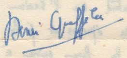 henri queffelec autographe signature