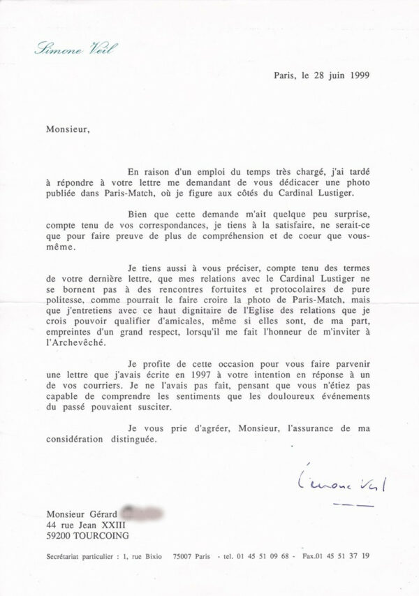 lettre-autographe-simone-veil