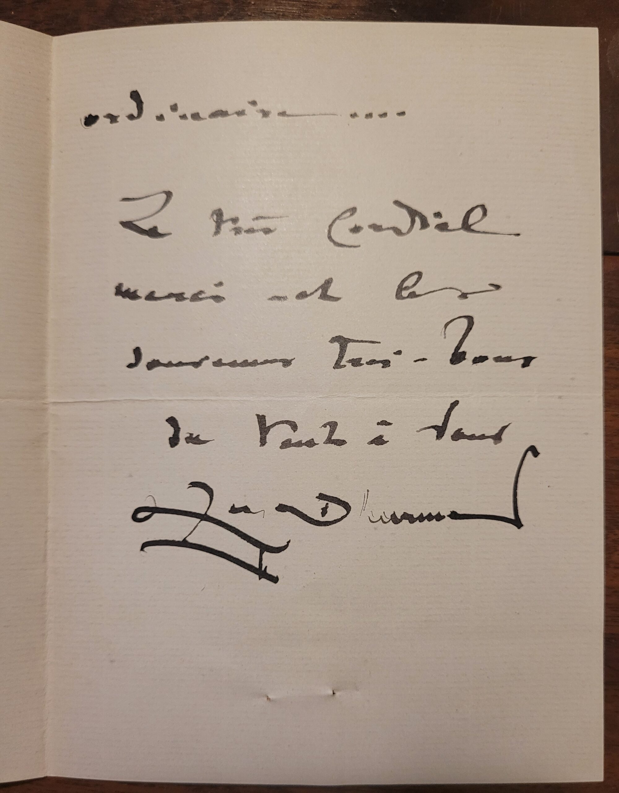 Lucien Lévy-Dhurmer - Peintre - Lettre autographe signée à Madame Bourget – Image 2