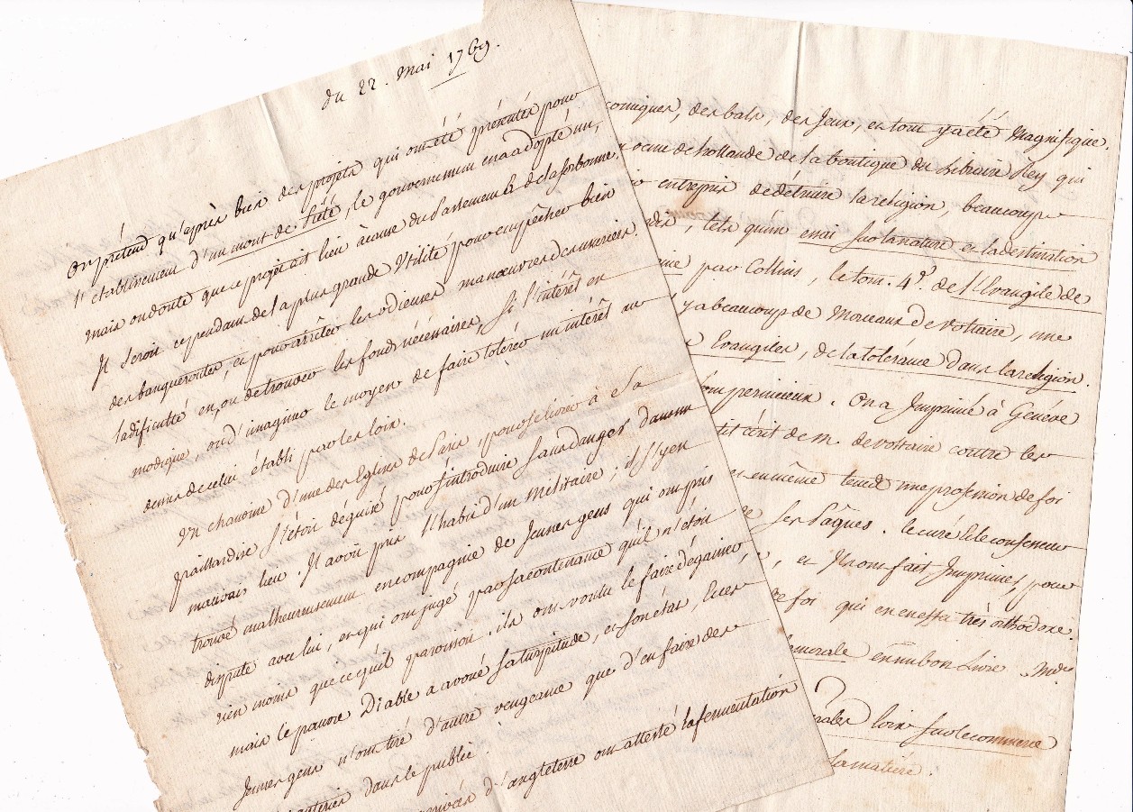 manuscrit nouvelles main