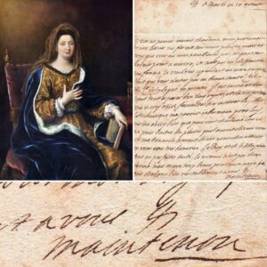 lettre autographe maitenon